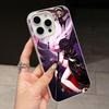Holo Mori Calliope Jelly Double layer White Mobile Phone Case for iPhone 17 16 15 14 13 12 11 Air Pro Max Plus Protective