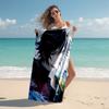 1pc Tomioka Giyuu Beach Towel, Comfortable and Thick, and Swimming/Bath/Picnic/Camping Towel, Suitable for Seaside Beaches