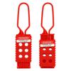 ABBP-6Pcs Industrial Safety Lockout Tag Hasps Nylon Padlock Hasps With 6 Hole Interlock For Equipment Maintenance