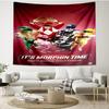 Mighty Morphin Power Rangers Druck Wandteppich - Tragbares Wanddekor Tuch, für Zuhause, Studentenwohnheim, Reise, Schlafzimmer, Wohnzimmer - Ideales Geburtstags-Einweihungsgeschenk