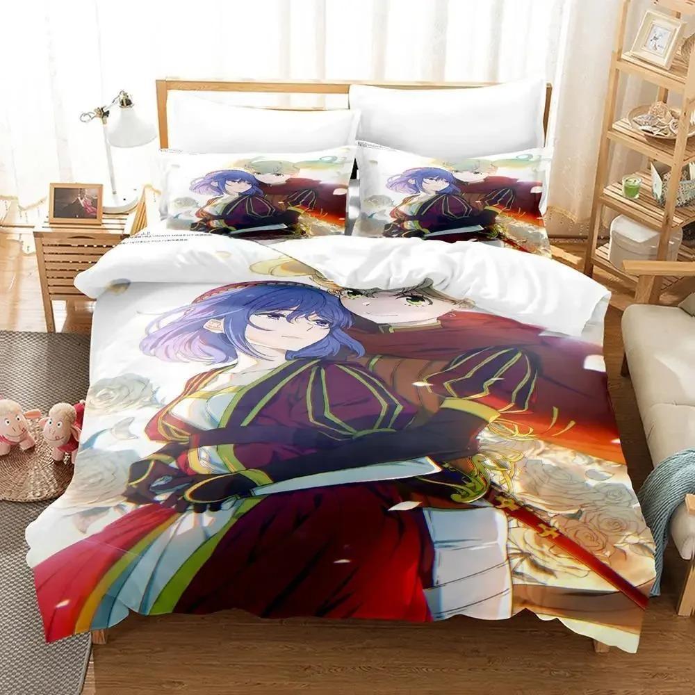 Kageki Shojo Bedding Set Single Twin Full Queen King Size Bed Set Adult Kid Bedroom Duvetcover Sets 3D Print Anime Bed Sheet Set