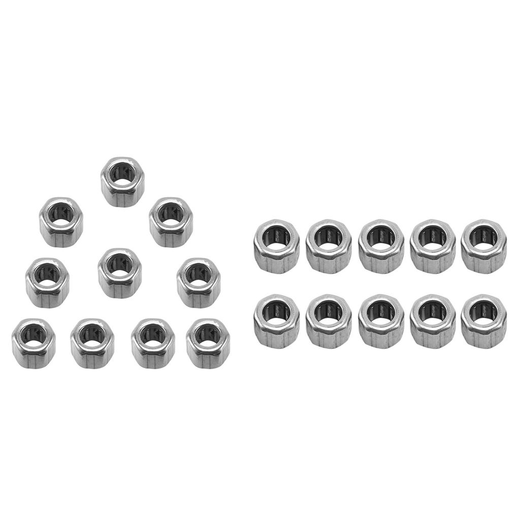 10Pcs Needle Bearing HF081412 Outer One-Way Needle Roller Bearing 8X14x12mm For Manufacturing Industry