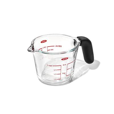 OXO Cam Ölçü Kabı 250ml Isıya Dayanıklı Mikrodalga Bulaşık Makinesinde Yıkanabilir 11397200