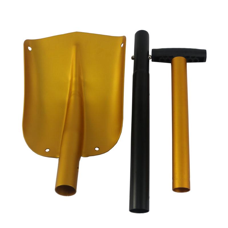 Telescopic Long Handle Aluminum Alloy Multifunctional Snow Shovel for Cars
