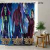 Rocket Raccoon & Groot Guardians Of The Galaxy Space Battle Waterproof Shower Curtain For Cosmic Bathroom Decor