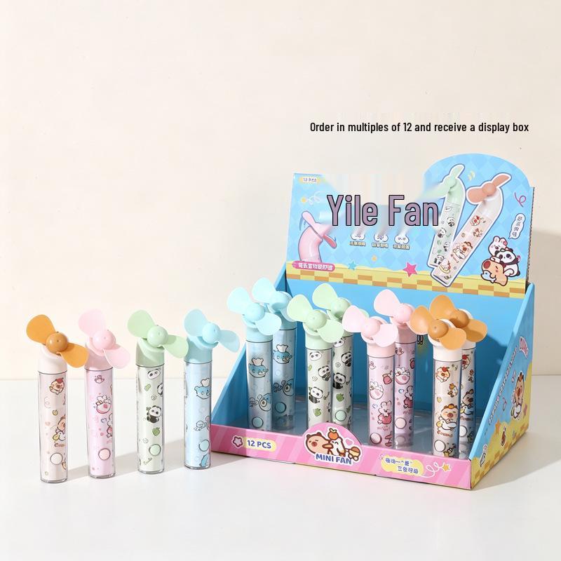 

Touxioutoule Portable Mini USB Fan - Cute Handheld Fan for Girls, Ideal for Summer Outdoors and Fits in Bag 3-speed [500mAh]