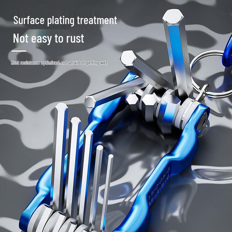 Multi-functional Folding Hex & Torx Wrench Set