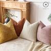 Homlly Fjord Textured Chenille Decorative Pillow Cushion Cover Case (45x45cm) X2PCS