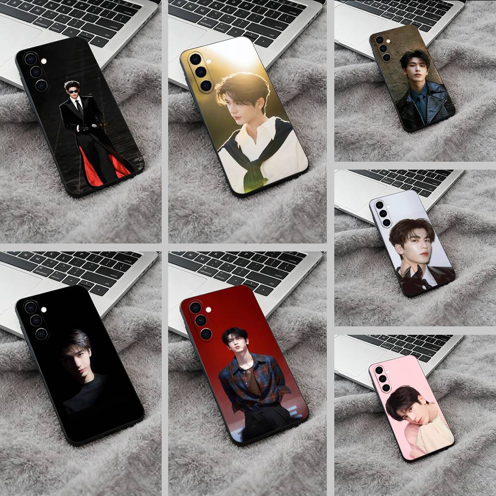 Actor Linghe Zhang Phone Case For Samsung Galaxy A73,A71 A72,A70,A53,A52,A51,Soft Silicone Black Cover