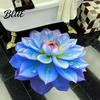 Three-dimensional Design Rug Pattern Area Realistic Absorbent Floor Mat 3D Flower Carpet Non-Slip Decorative
