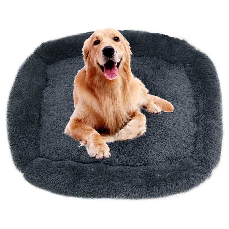 Creative Pet Bed Thicken Nest for Dogs and Cats Soft Plush Rectangular Sofa