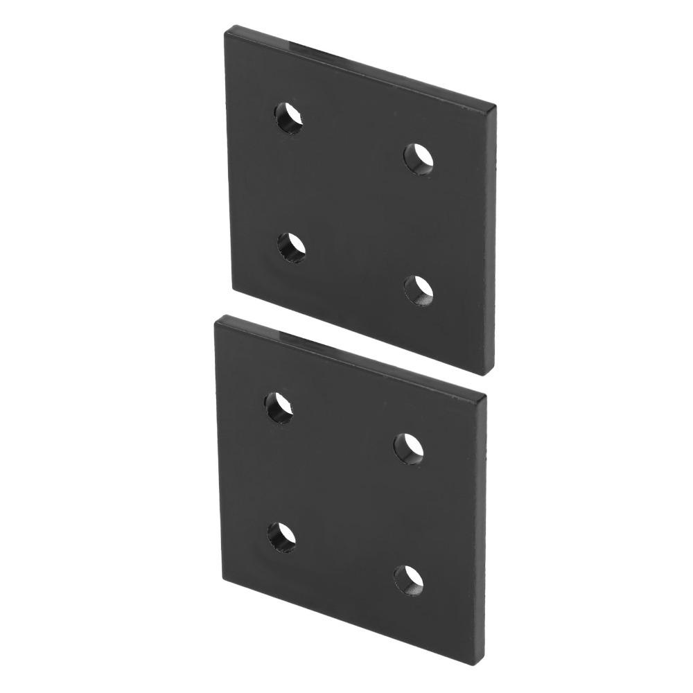 2pcs Durable Rectangle Bracket Connector Aluminum Profile Connecting Plate CNC Router