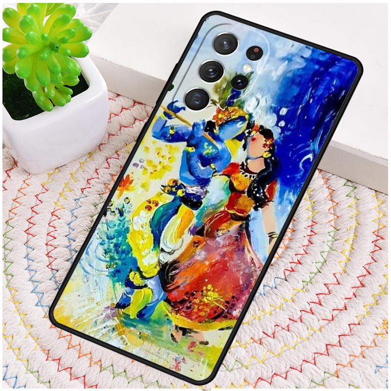 

Lord Krishna Radha Silicone Phone Case For Samsung Galaxy note 10 pro S26 S25 S24 S23 S22 S21 Plus S25Ultra Capa Cover Galaxy S22 Ultra 5G