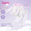 DEESHA 100% A Class Cotton Children's Pajamas Autumn Winter Girls Home Wear Teenagers Baby Air Conditioning Suit