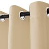 Patio Outdoor Waterproof Curtains Eyelets Insulated Insulated Window Drapes Rod Pocket Tap Top Gazebo Pergola Curtains Windproof