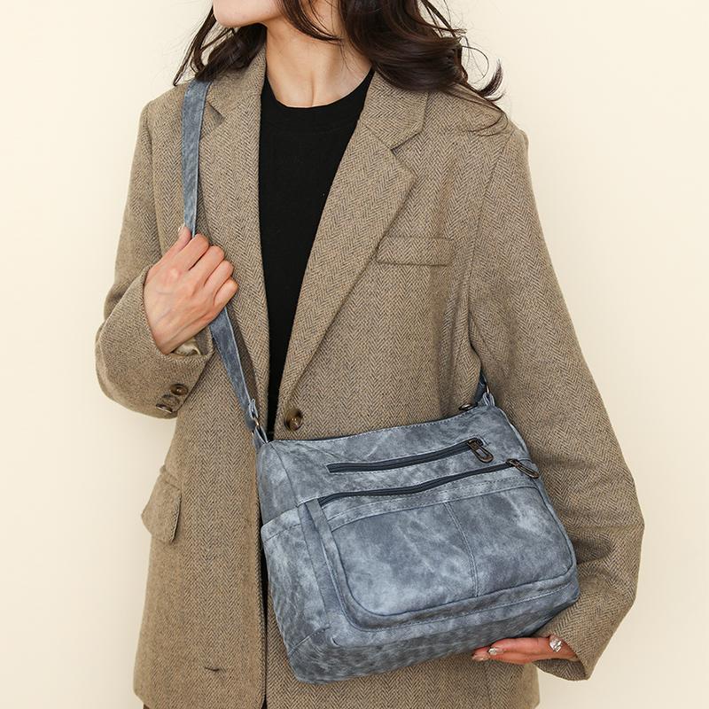 Женская сумка через плечо в стиле ретро — фото 4