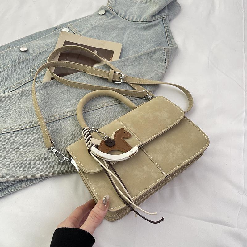 High-value handbag bag women s new trend texture casual shoulder bag commuter messenger small square bag women