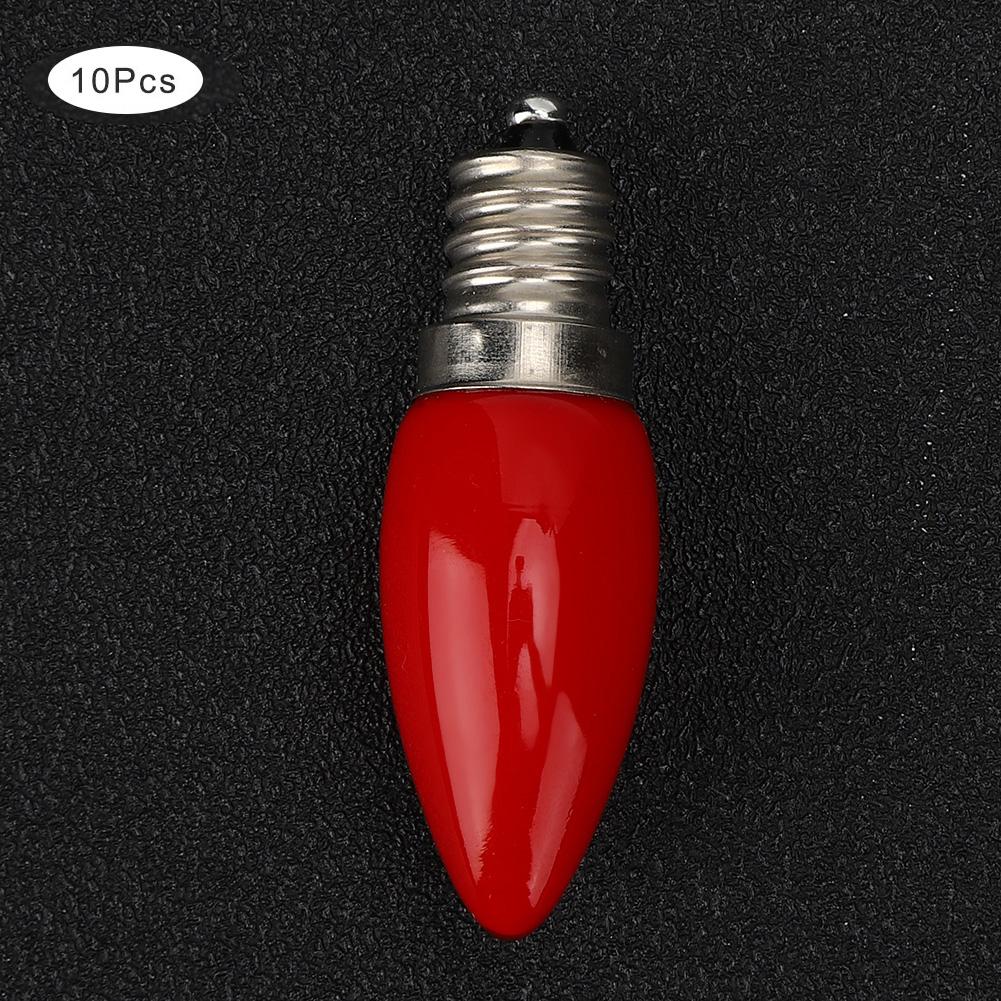 

10 шт. мини E12 светодиодная лампочка 1,5 Вт переменного тока 230 В для домашнего кабинета гостиничного освещения