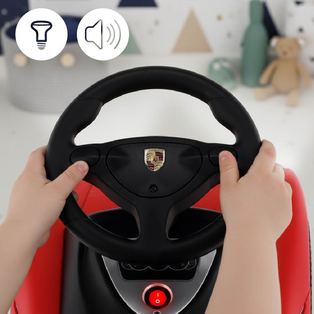 Kids Ride-on Car Light Porsche Carrera GT Red