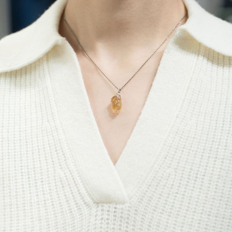 HARANG HR 310N_Rutile Quartz Necklace