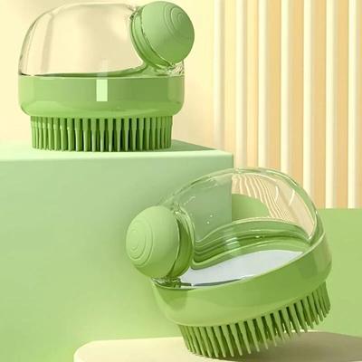 Neuankömmling Haustier-Badebürste Reinigungs-Massage-Duschbürste für Hunde und Katzen Haustier-Bade- und Pflegeprodukte