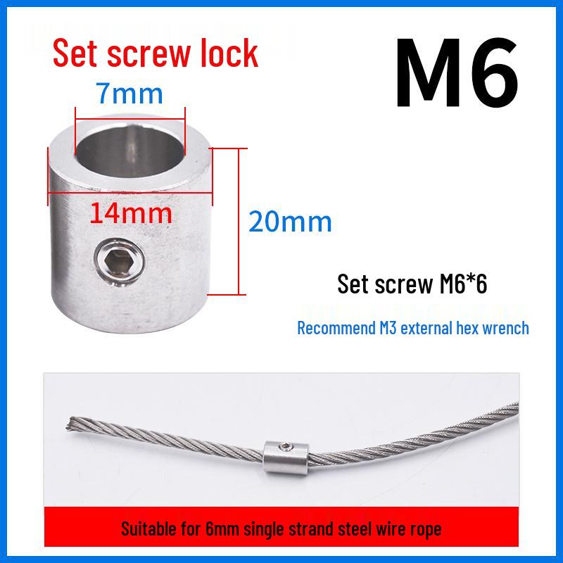 304 Stainless Steel Butterfly Locking Wire Rope Clamp