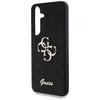 Guess Fixed Glitter Big 4G Metal Case for Samsung Galaxy S25 Black