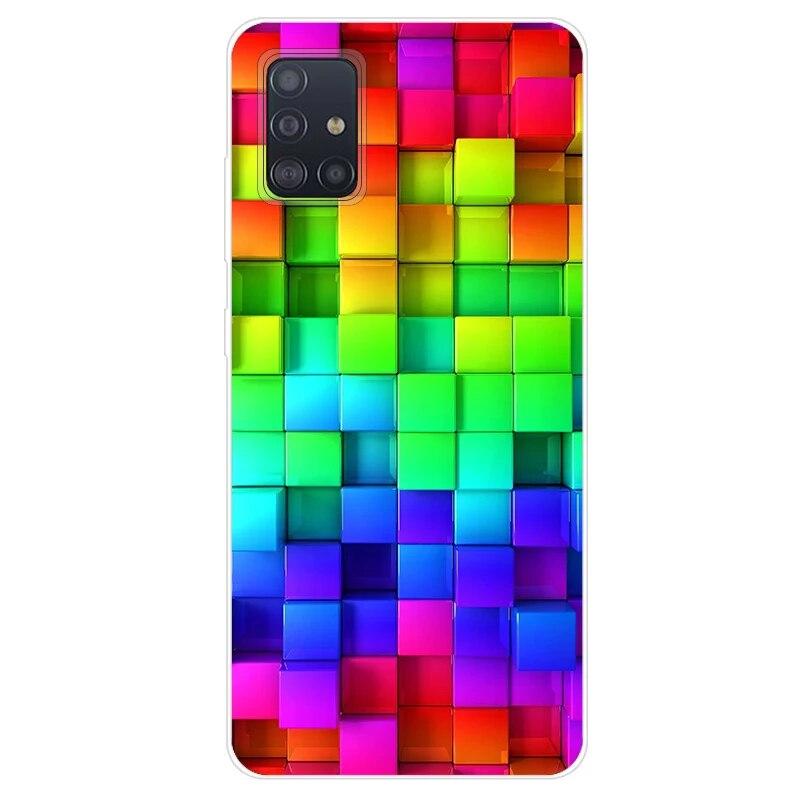 

Чехол для Samsung Galaxy A51, мягкий силиконовый чехол-бампер из ТПУ для телефона Samsung A71 A51 A515 A515F A 71 51, чехол Fundas Capa Samsung A51