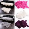 Premium Quality Soft Fluffy Wool Sheepskin Mat For Cozy Bedroom Decor And Comfort