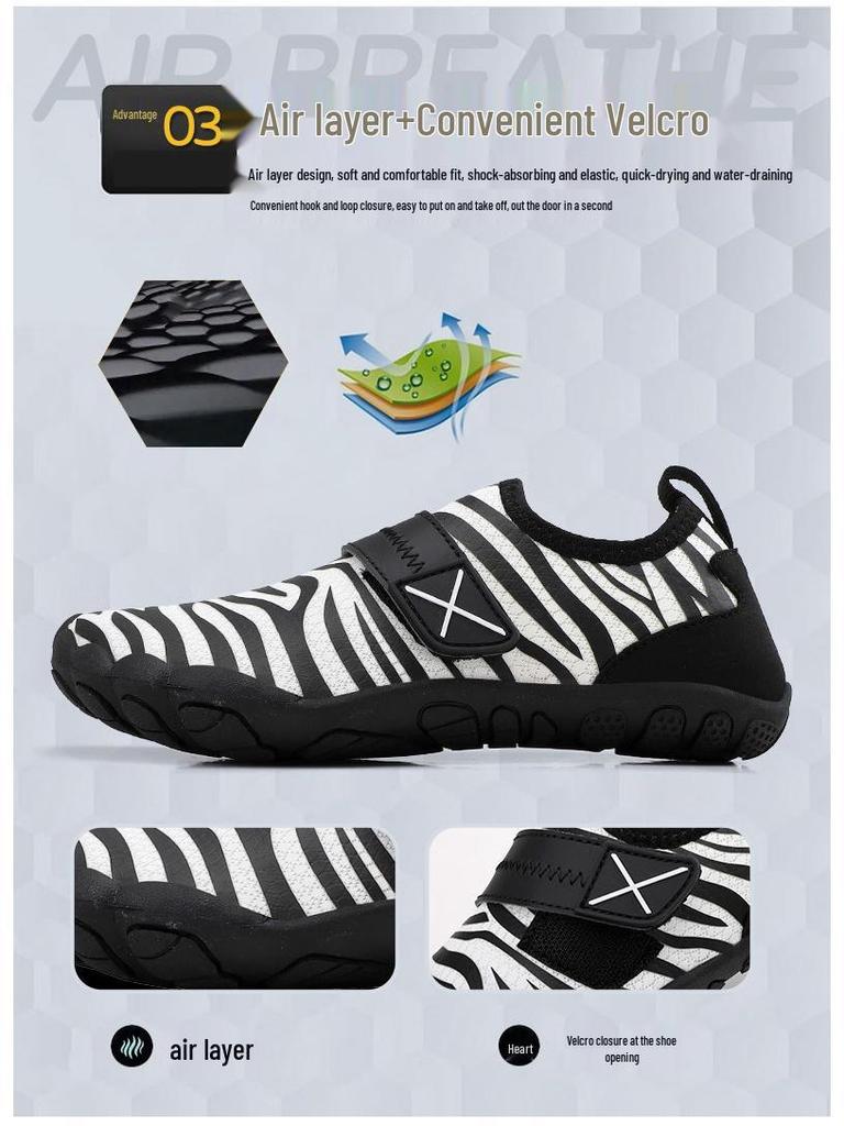Children's Lightweight Non-Slip Five-Finger Shoes: Ideal for Outdoor, Hiking, Beach, and Swimming Activities