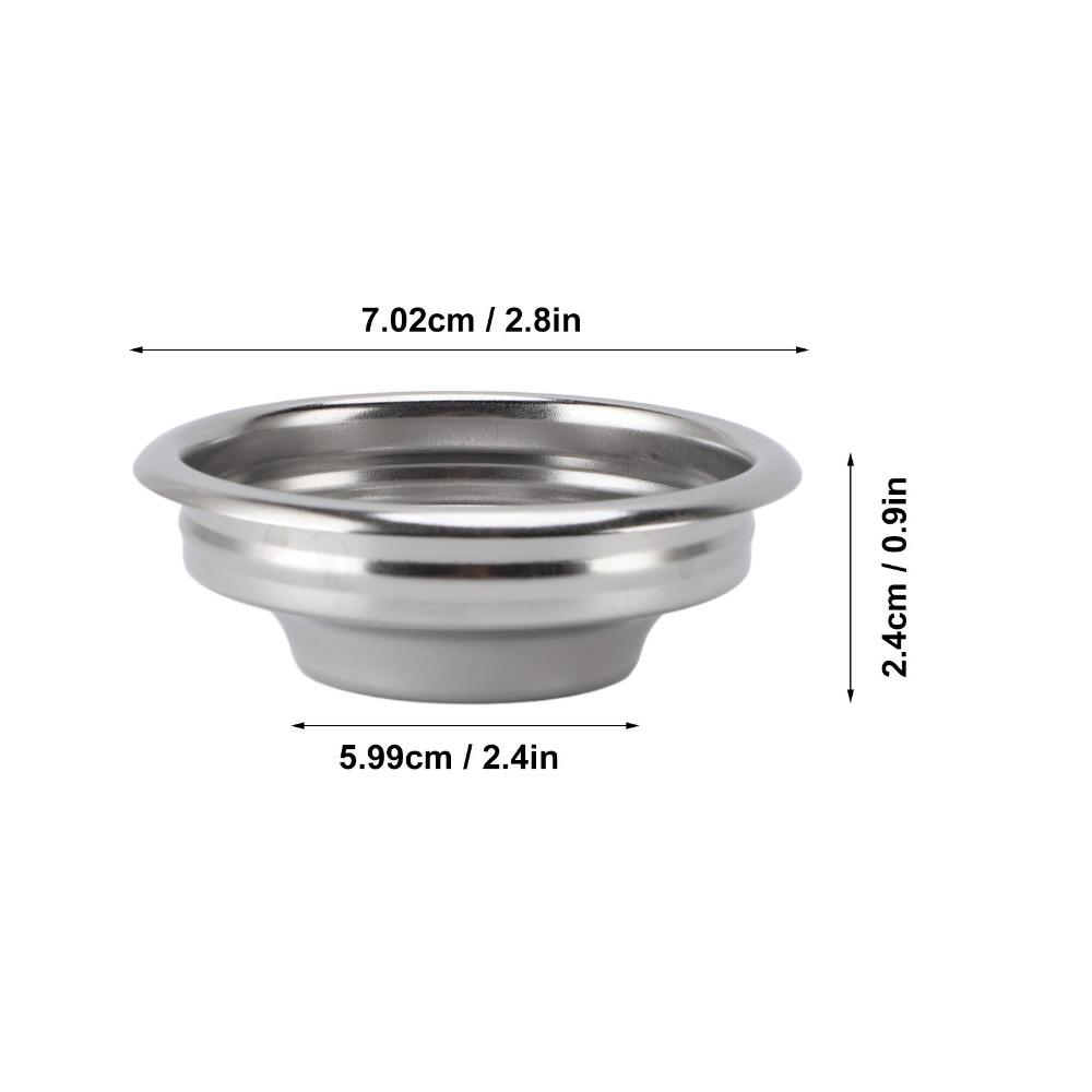 Stainless Steel Portafilter Filter Basket Porous Single Cup Filter Basket Coffee Making