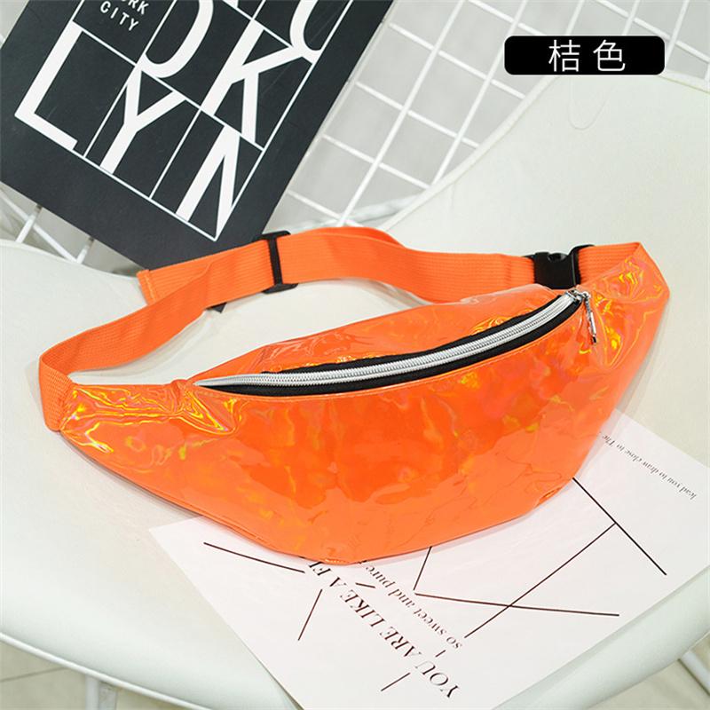 Modische Holografische Hüfttasche Damen Outdoor Lässig Sport Wasserdicht Crossbody Hüfttasche Bunt Laser Glänzend Fanny Pack