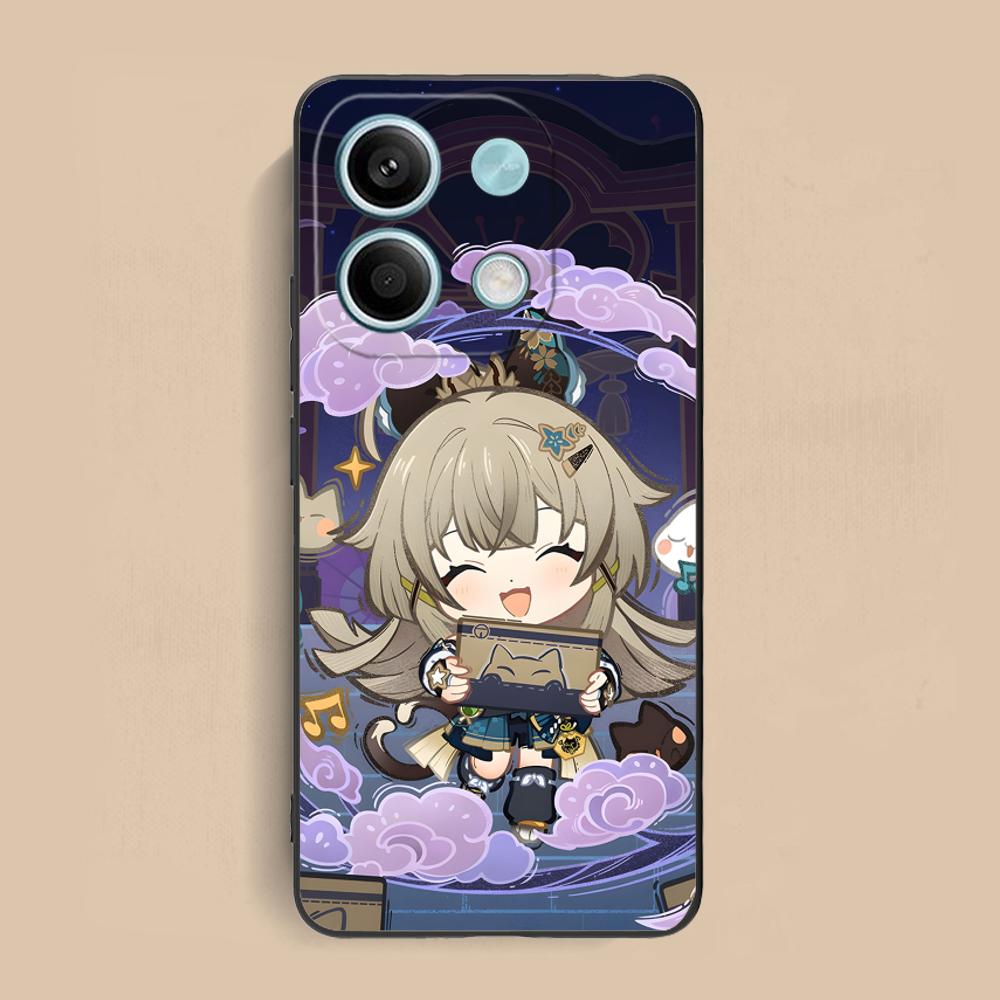 Game GI Kirara Mobile Phone Case for Xiaomi Redmi 15 14 13 12 A5 3 2 1 C Plus 4G 5G Colorful Printing Cover Luxury Cover Pretty