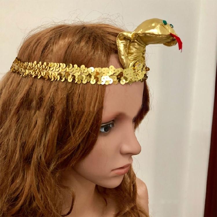 Funny Sequins Hairband Cosplay Queen of Egypt for Halloween Cosplay