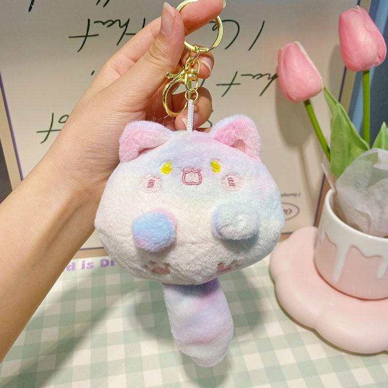 

Причудливая плюшевая игрушка-кошка со пищалкой в веселых цветовых вариантах Pink Blue