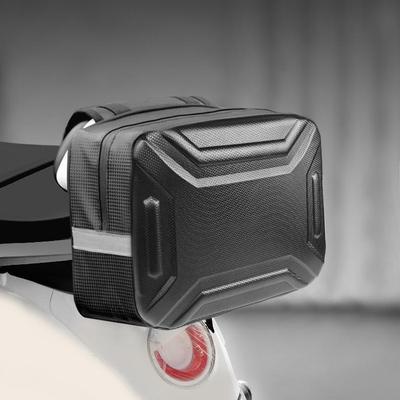 Universal Cross-Border Electric Scooter Rear Storage Bag - Large Capacity Hard Shell for Motorcycle and Bicycle