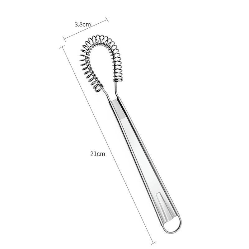 1PC Spiral 304 Stainless Steel Egg White Separator Egg Yolk Remover Divider With Long Handle Kitchen Tool