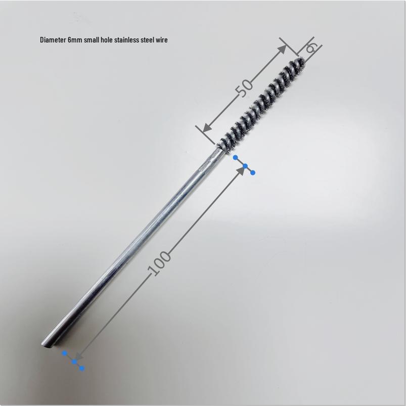 Abrasive Wire Tube & Pipe Brush - Steel Bristle for Deburring & Polishing