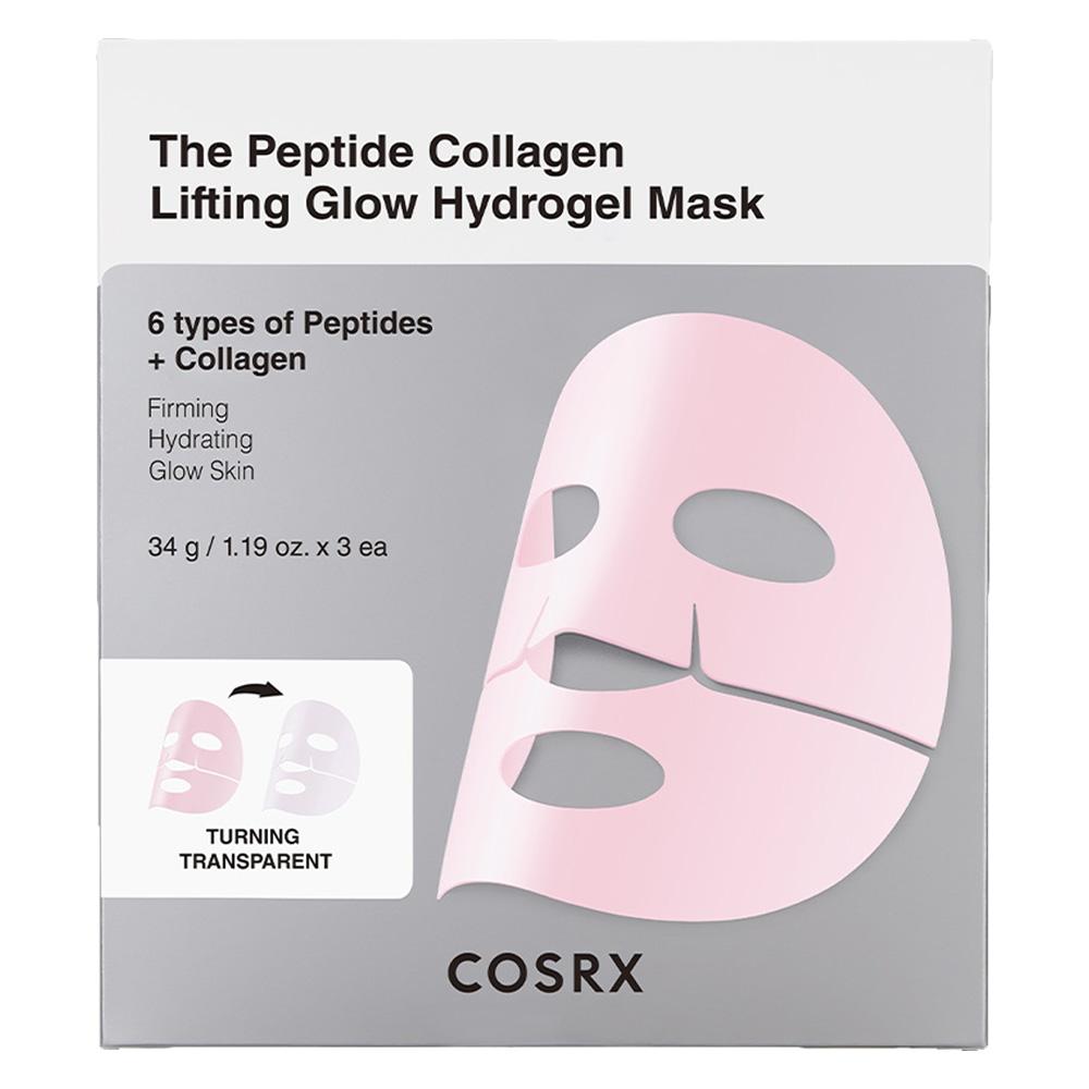 COSRX The Peptide Collagen Lifting Glow Hydrogel Mask Firming & Hydrating Face Mask 3 Sheets
