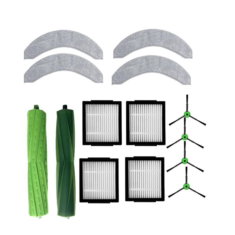 A65T-For Irobot Roomba Combo 10 Max Robot Vacuum Main Side Brush HEPA Filter Mop Dust Bag Pad Essential Vacuum Accessories