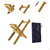 Water Jug Stand, Bamboo Drink Dispenser with Carry Bag, Space Saving Holder,