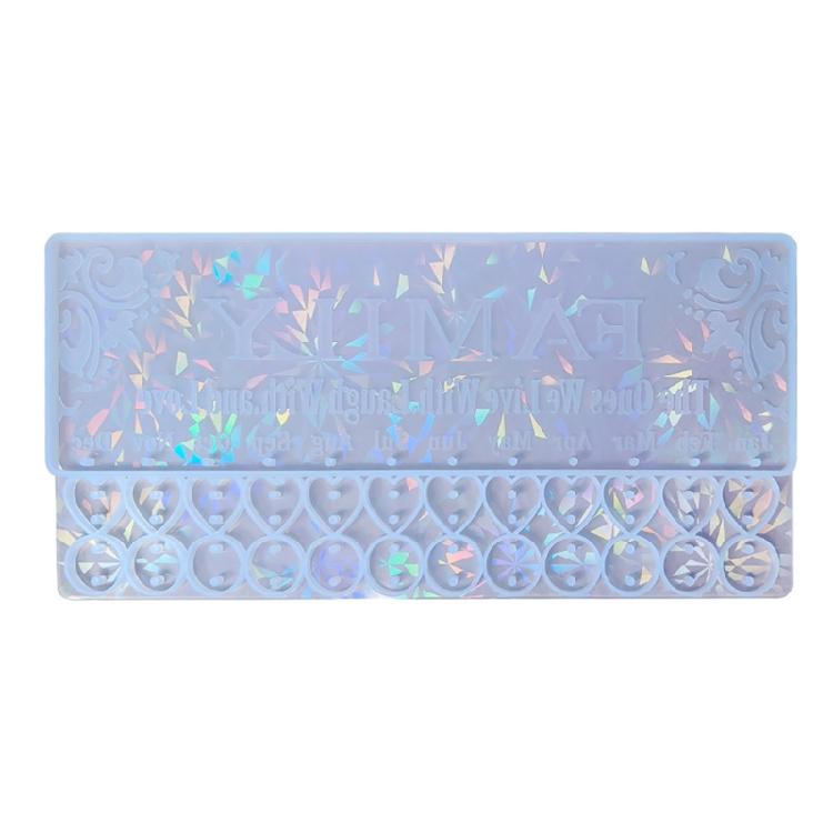 Pendant Molds Wall Calendar Moulds Silicone Material for Retail Displays Event