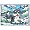 Ravensburger – CreArt Kids 18x24cm – Numéro d'Art – Huski neige – Kit de peinture par numéros – Dès 7 ans – 12023226