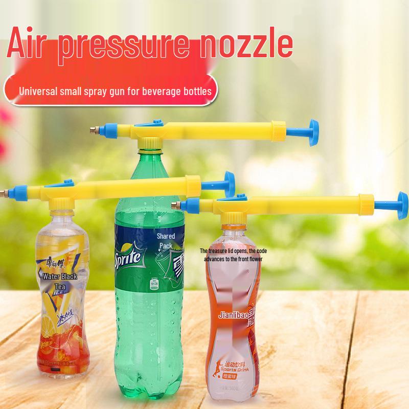 Multi-Use Pressure Sprayer: Watering Can, Car Wash, and Beverage Bottle Nozzle