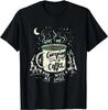 Give Me Coffee and Watch Me Smile Coffee and Camping T-Shirt for Men Women Camp Clothing Four Seasons Tees Cotton Casual