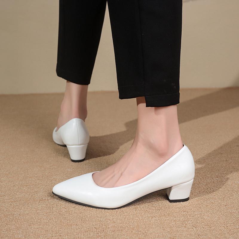 Female Pumps Nude Shallow Mouth Women Shoes Fashion Office Work Wedding Party Shoes Ladies Low Heel Shoes Woman Autumnss