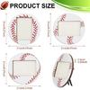 2Pcs Sports Themed Wood Photo Frames Baseball Soccer Desktop Display Pictures Holders for Team Memories and Gifting