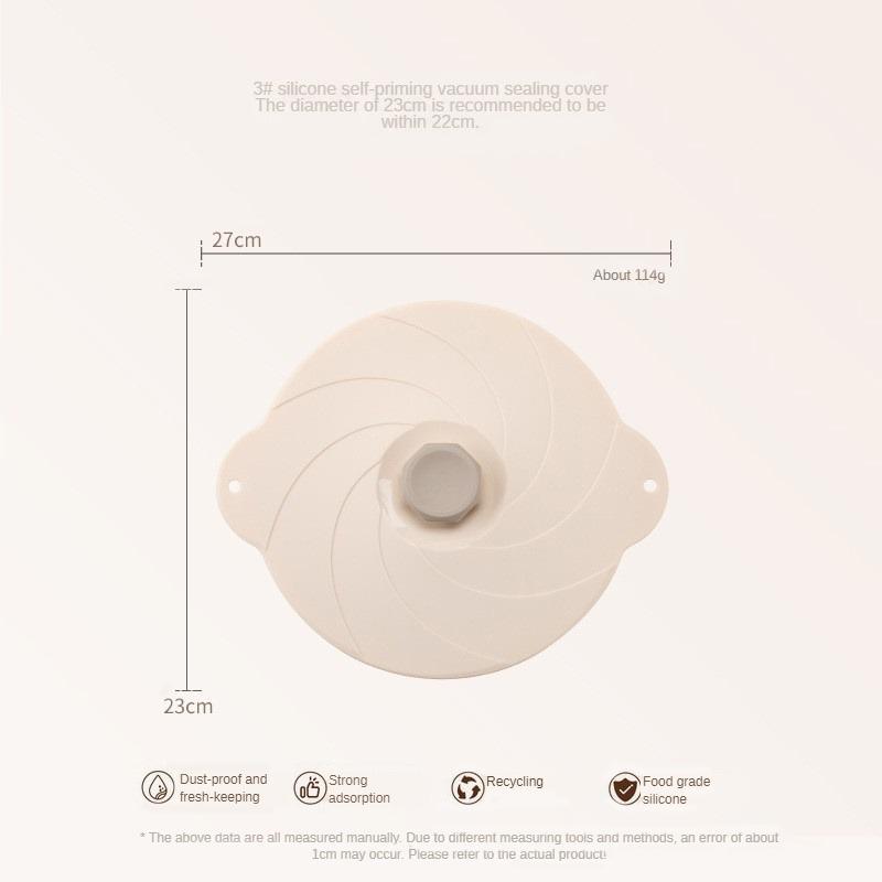 Silikon Saugdeckel Mikrowellen Hitzebeständige Abdeckung Wrap Schüssel Dosen Deckel Vakuumversiegelung Stretch Verschlussdeckel Kochgeschirr