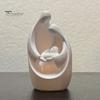 Lines Figure Family of 3 Figurine 3D Printed Parents And Kids Statue Themed Christmas Decor Modern Sculpture for Living Room Bedroom Shelf TV Stand