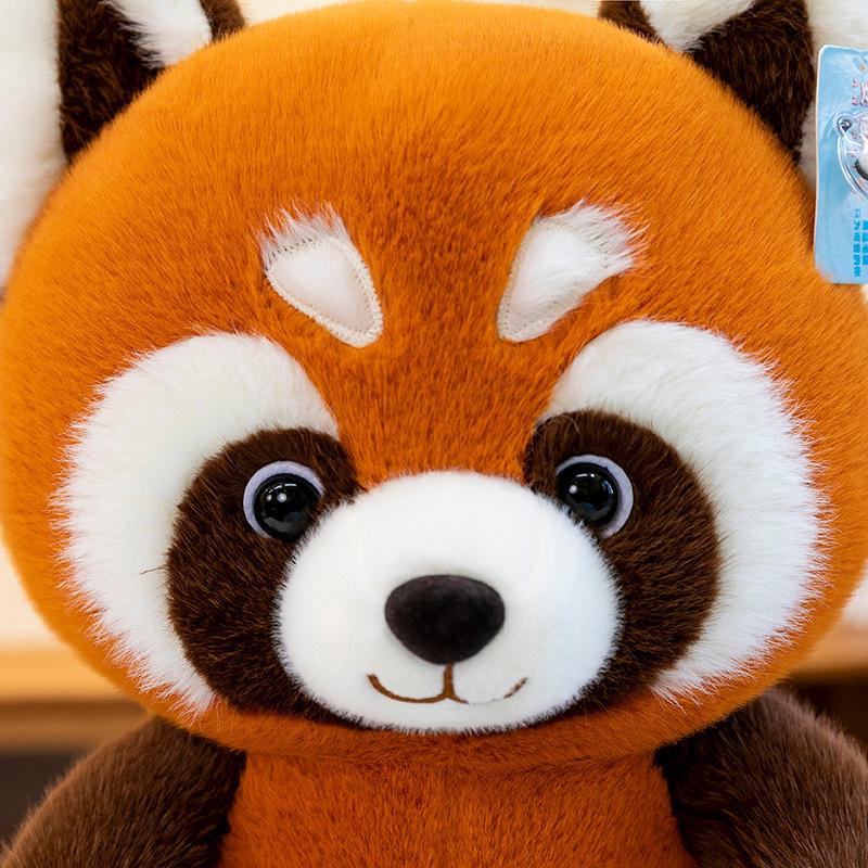 Cute Little Raccoon Plush Toy Cartoon Cute Panda Doll Simulate Sitting Doll Zoo Gift